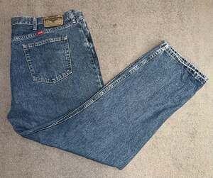 Wrangler Premium Quality Mens Regular Fit Jeans 44x30 Dark Stonewash 96501DS